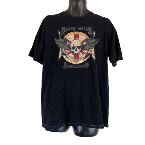 FUEL By Cheap Thrills Men's Short Sleeve Heavy metal Institute T-Shirt Size L - Picture 5 of 8